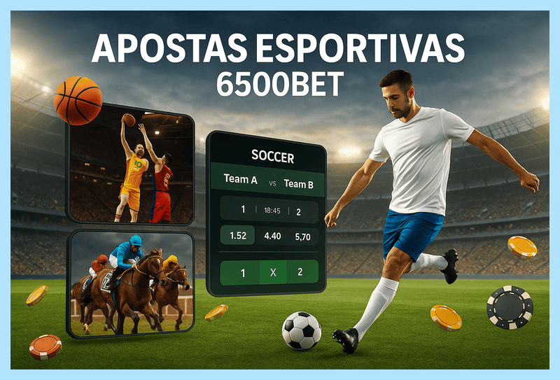 Apostas esportivas no cassino online 6500BET